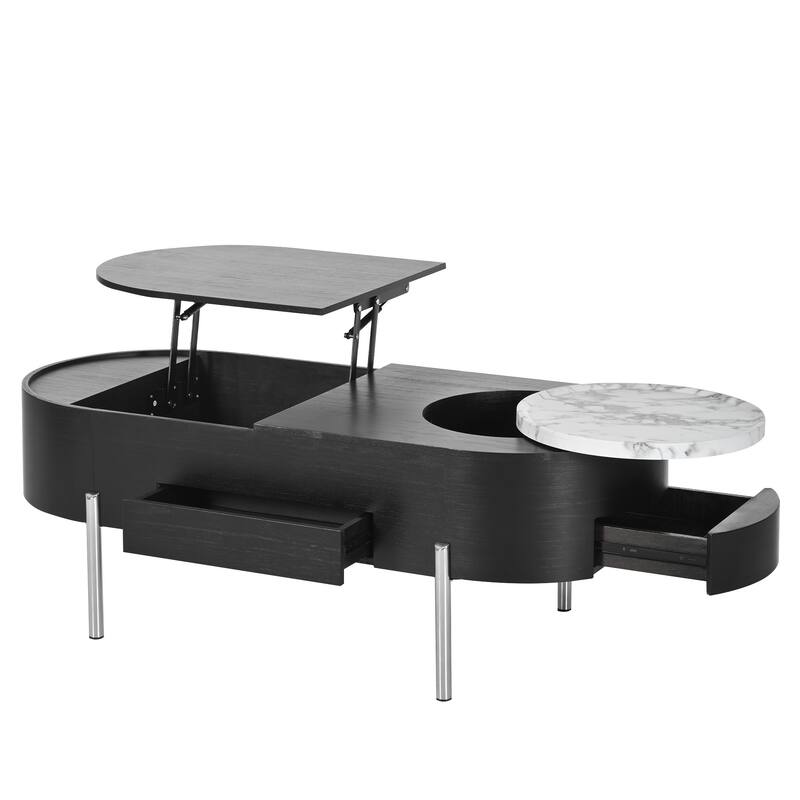 Lift Top Coffee Table with drawers