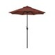 preview thumbnail 41 of 62, North Bend 7.5 Crank Lift Auto Tilt Patio Umbrella by Havenside Home Terrace Adobe