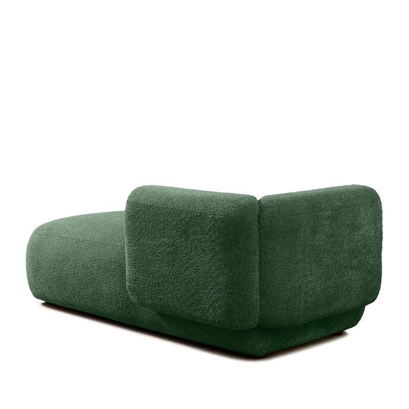 Modern Upholstered Chaise Lounge Chair, Indoor Relaxation Sofa for Living Room or Bedroom