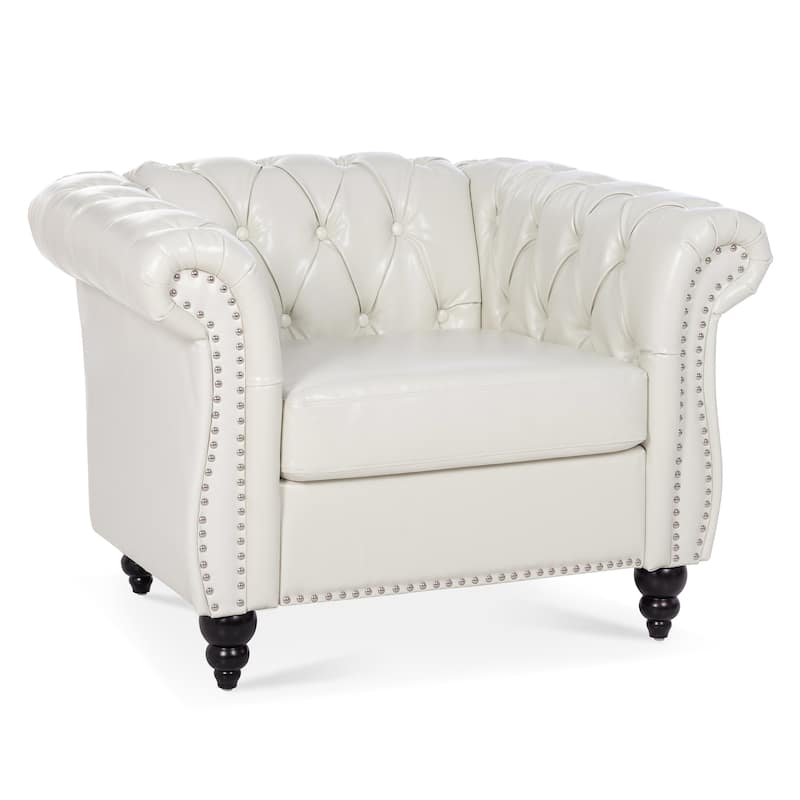 Classic Design Comfortable 1 Seater Sofa Accent Chair For Living Room