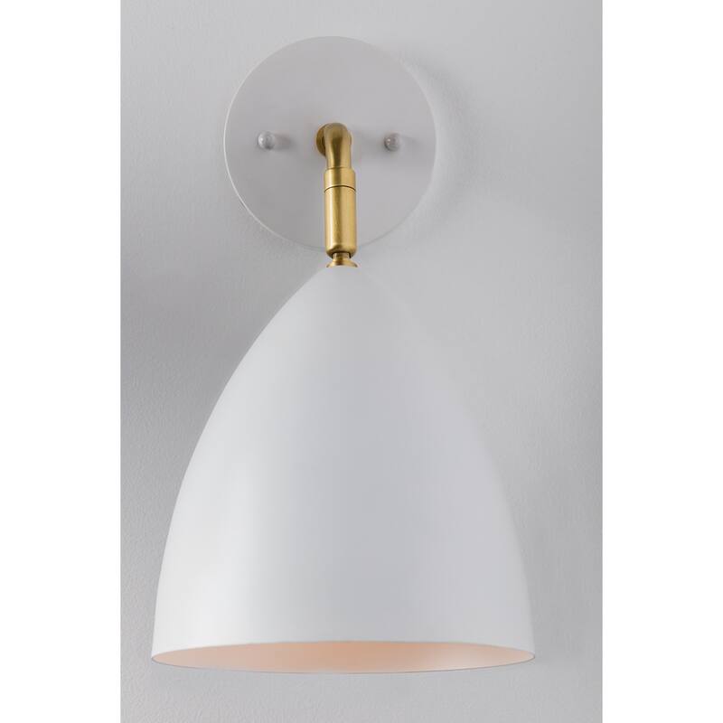 Mitzi by Hudson Valley Gia 1-light White Wall Sconce