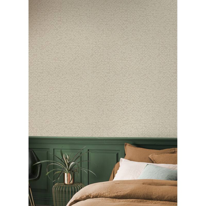 Advantage Arbus Cream Geo Wallpaper