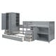 preview thumbnail 14 of 20, Twin Wooden Bunk Bed with Trundle, Cabinet, Wardrobe, Desk and Drawers