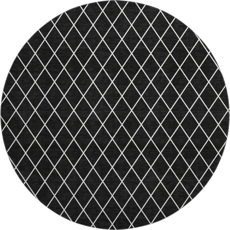 Premium Washable Super Soft Diamond Trellis Mayfield Rug