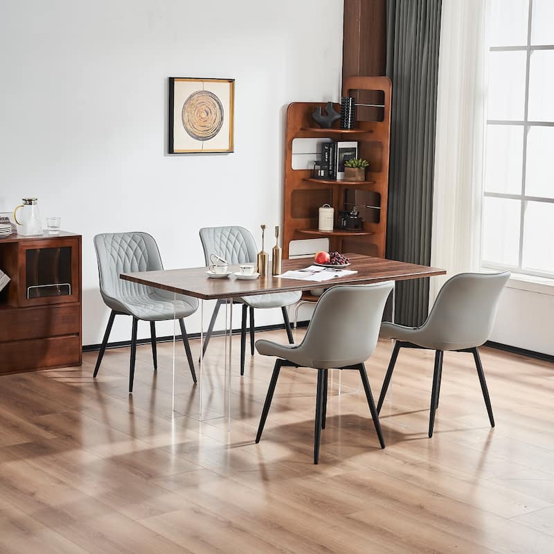 Modern Dining Chairs Set of 2 Upholstered Dining Room Chairs