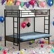 preview thumbnail 1 of 7, Twin Over Full Metal Bunk Bed,Versatile Usage for Home
