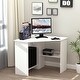 preview thumbnail 9 of 22, HOMCOM Corner Computer Desk with Storage Shelf, Writing Table Study Workstation for Home Office