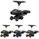 preview thumbnail 1 of 6, Evolur Cruise Swing Rider Scooter in Black Black