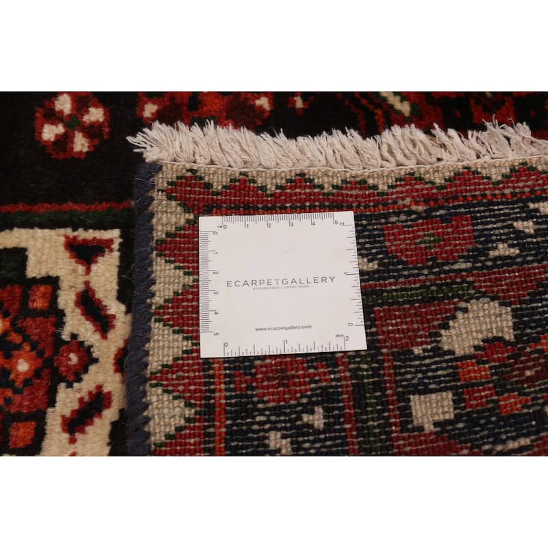 ECARPETGALLERY Hand-knotted Andelz Black Wool Rug - 4'6 x 7'2