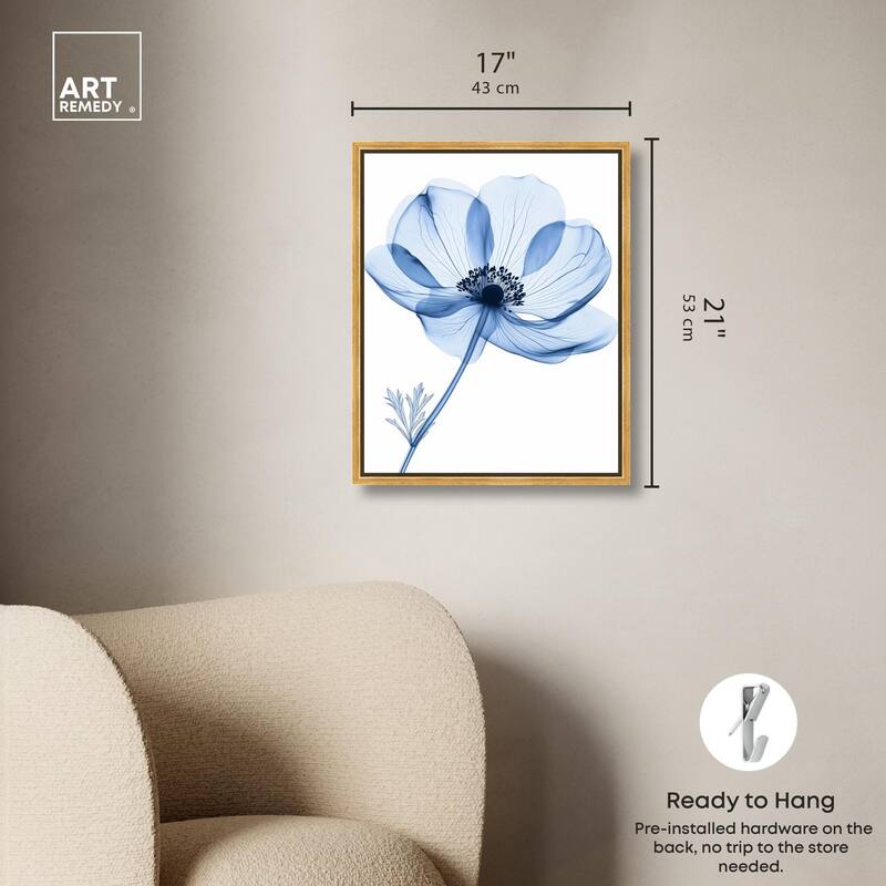 Floral Radiograph Canvas by Art Remedy