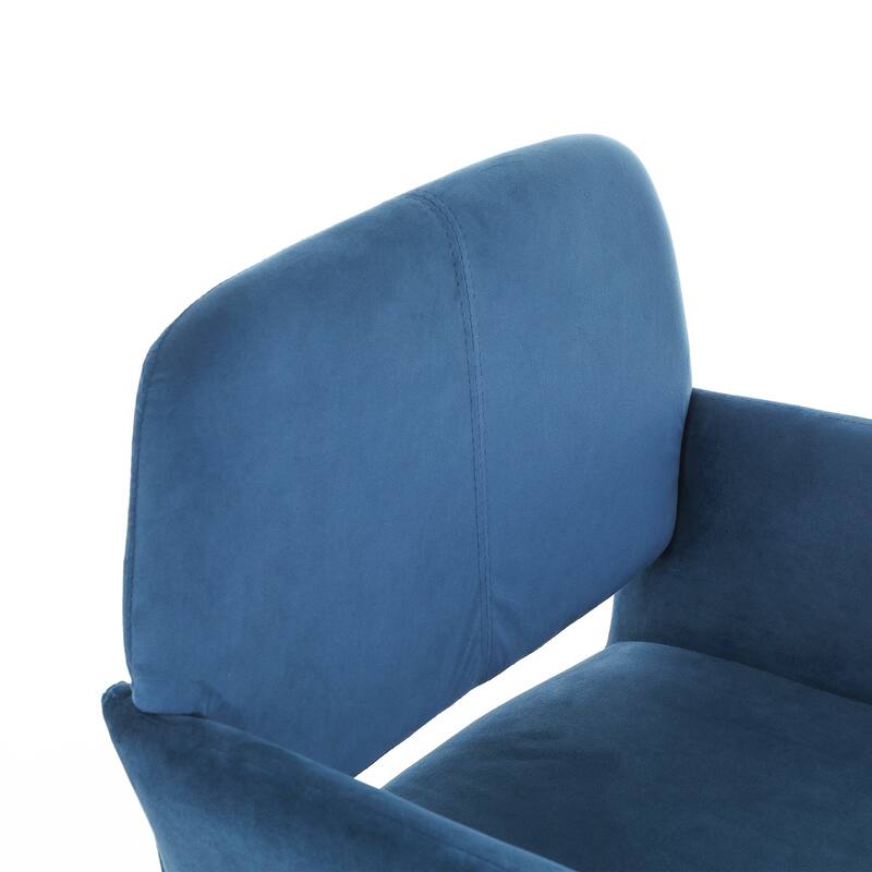 Upholstered Side Dining Chair with Metal Leg