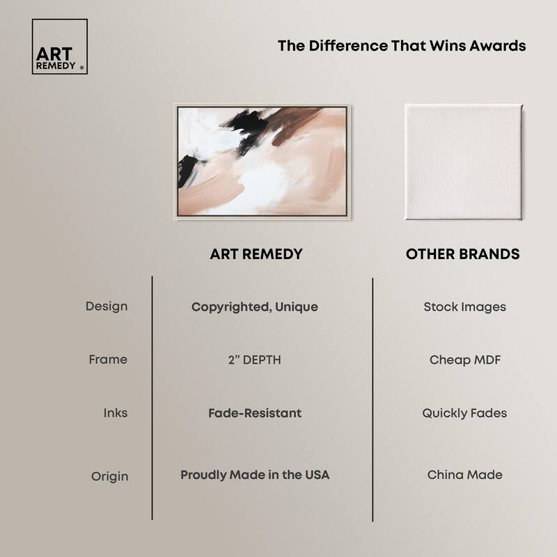Swirls of Cream II Canvas by Art Remedy