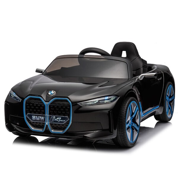 BMW I4 Kids Electric Car with Parental Remote Control and Power
