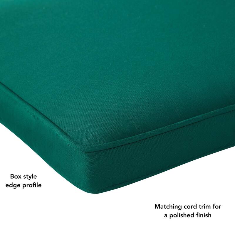 Sunbrella Indoor/ Outdoor 17-inch Square Corded Chair Pad (Set of 2)