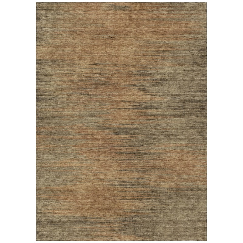 HomeRoots Abstract Transitional Rectangle Outdoor Rug