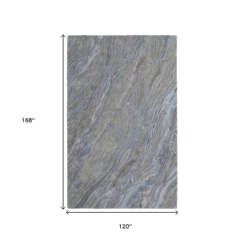 HomeRoots Abstract Bohemian Rectangle Area Rug