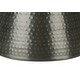 preview thumbnail 6 of 17, 20"L Metal Drum Accent Table with Hammered Design, Contemporary Side, End, and Nightstand Table for Living Room and Bedroom