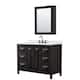 Option Dark Espresso, Black Trim, Giotto Quartz Top