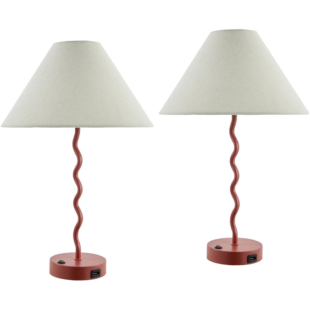 Livabliss Begonia Country Accent Table Lamp