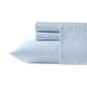 preview thumbnail 61 of 64, Laura Ashley Soft & Silky Sateen Printed Cotton Sheet Set King - Little Vines Blue