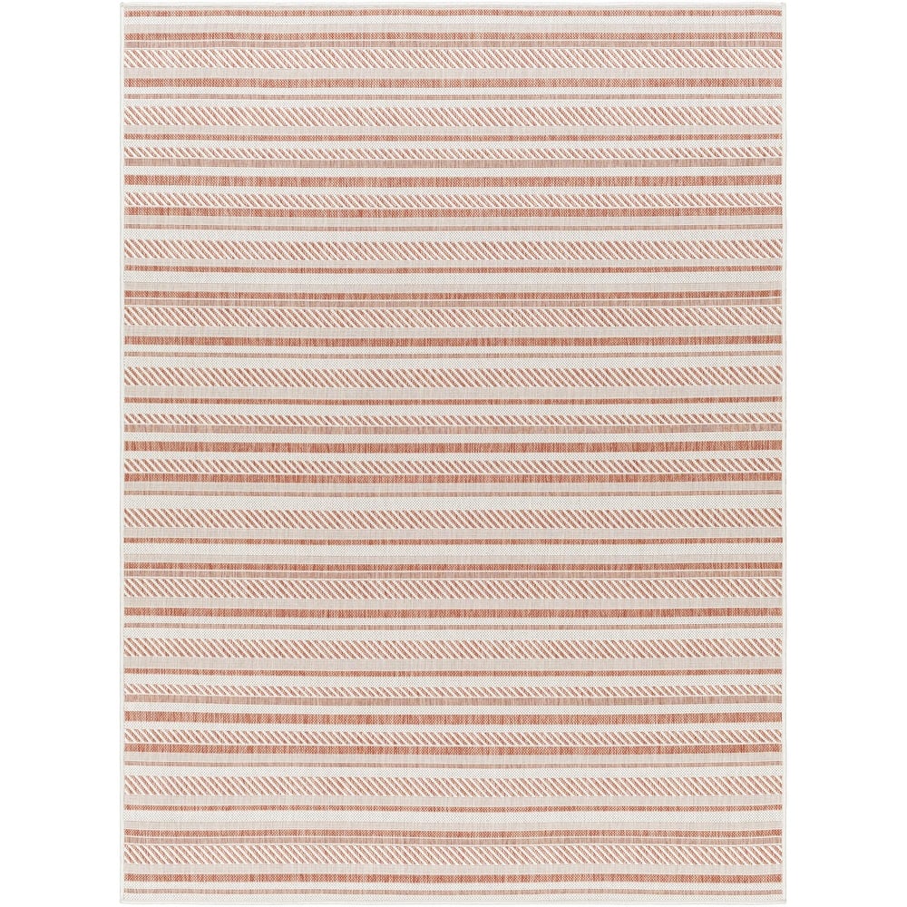 Livabliss Eagean Bohemian Stripe Outdoor Area Rug
