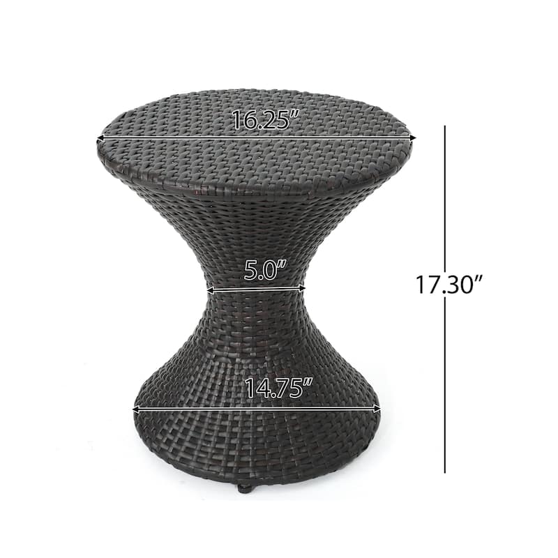 Christopher Knight Home - Newport Outdoor 3-Piece Round Wicker Chat Set