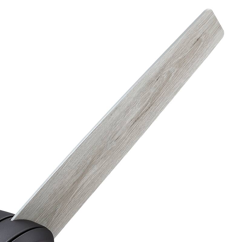 52-in Modern Gray Graphite Downrod Mount Ceiling Fan with LED light and Wall Control