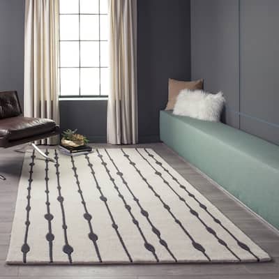 Momeni Delhi Hand Tufted Wool Contemporary Geometric Area Rug