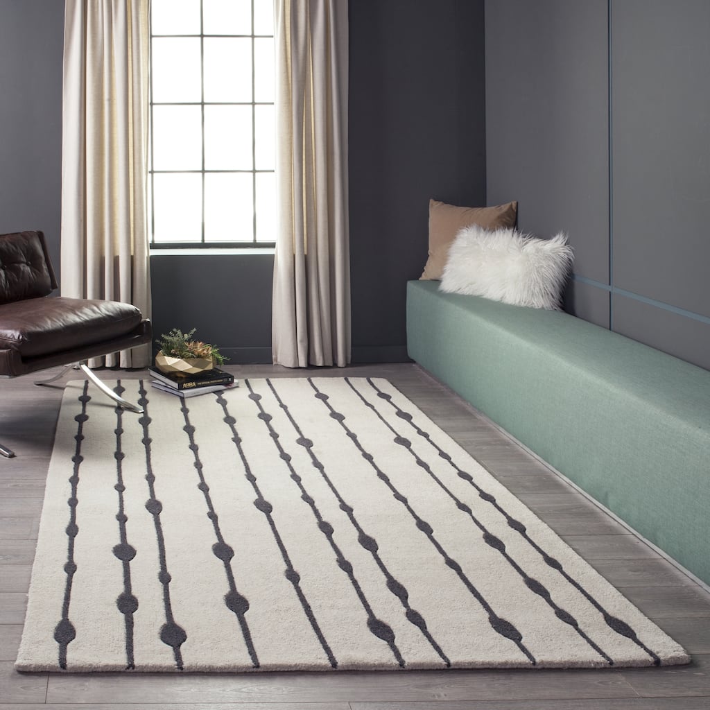 Momeni Delhi Hand Tufted Wool Contemporary Geometric Area Rug
