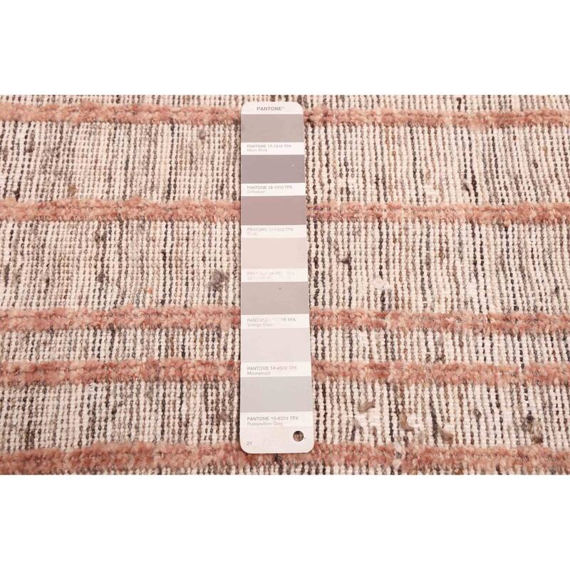 ECARPETGALLERY Hand-knotted Pak Finest Marrakesh Taupe Wool Rug - 6'3 x 9'7