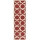 preview thumbnail 177 of 183, SAFAVIEH Handmade Cambridge Trudie Geometric Wool Rug 2'6" x 6' Runner - Rust/Ivory - Runner