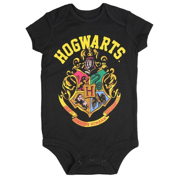 Harry Potter Hogwarts School Crest Unisex Baby One Piece Snapsuit