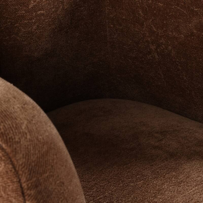 Sagebrook Home Modern Glam Upholstered Accent Chair - 28" Wide Fabric Armchair with Wooden Frame - 28" x 27" x 27"