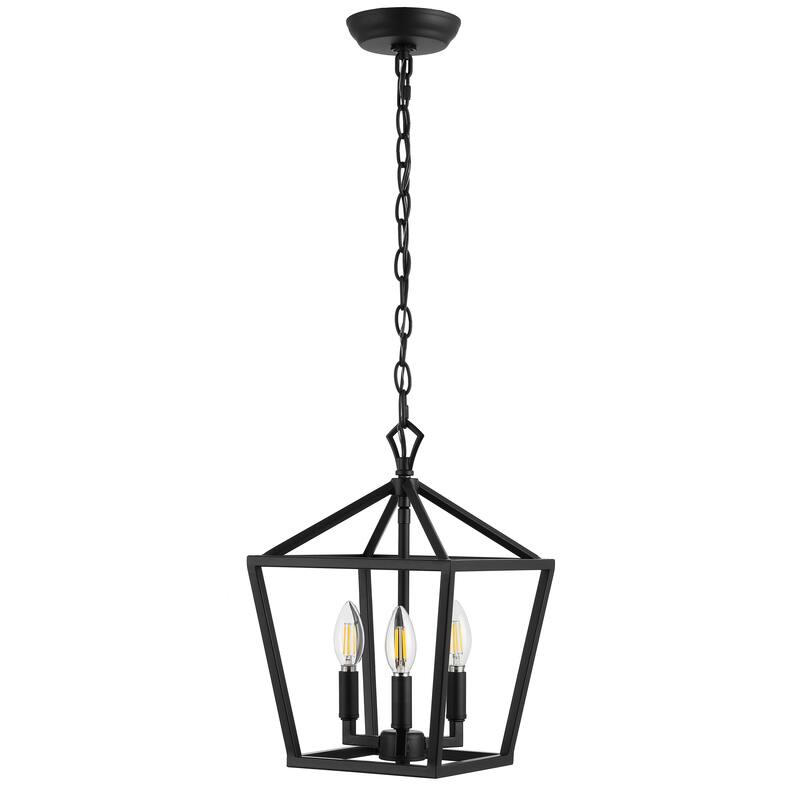 Marion Lantern Metal LED Pendant, by JONATHAN Y