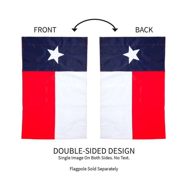 12.5 in. x 18 in. Texas State Flag Garden Applique Flag