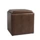 preview thumbnail 63 of 66, HomePop Storage Ottoman with Tray Top