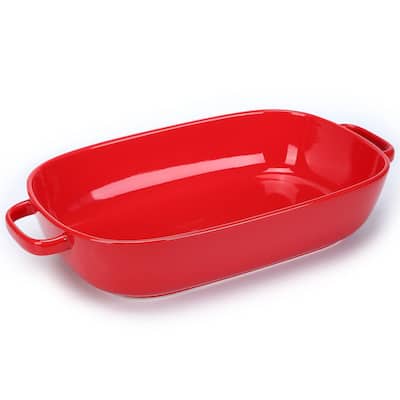 6 Quart Large Rectangular Baking Dish, 16x11 Inches Ceramic Baking Pan Casserole Dish for Cooking,Kitchen and Daily Use