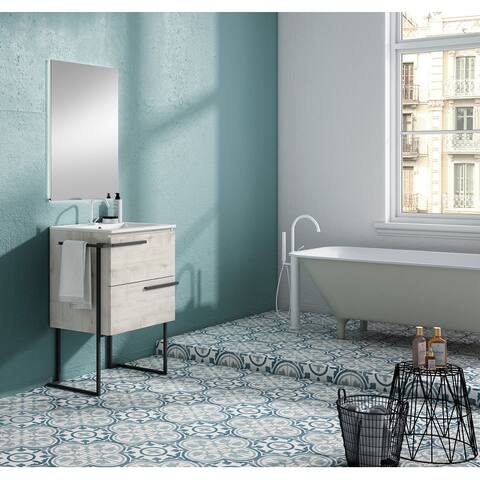 Lucena Bath 28" Scala vanity with legs and tower bar