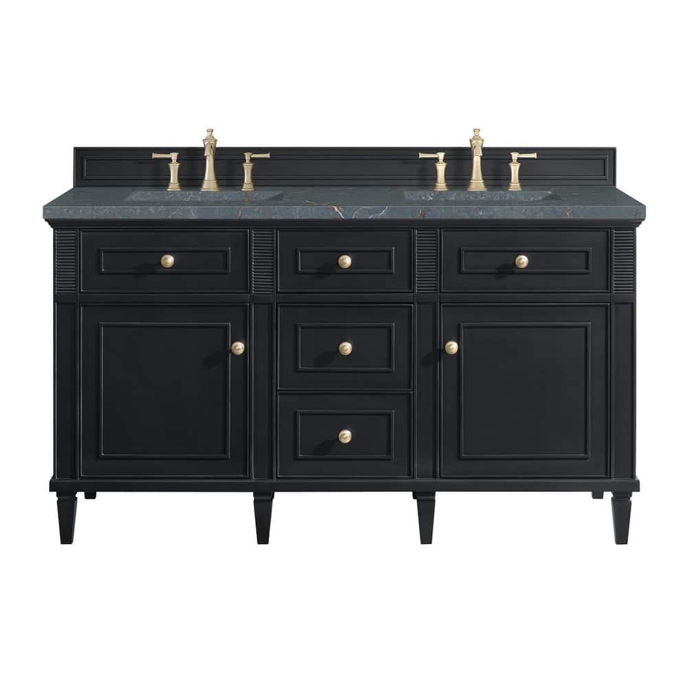 James Martin Vanities 424-V60D-3PBL Lorelai 60" Double Basin Wood
