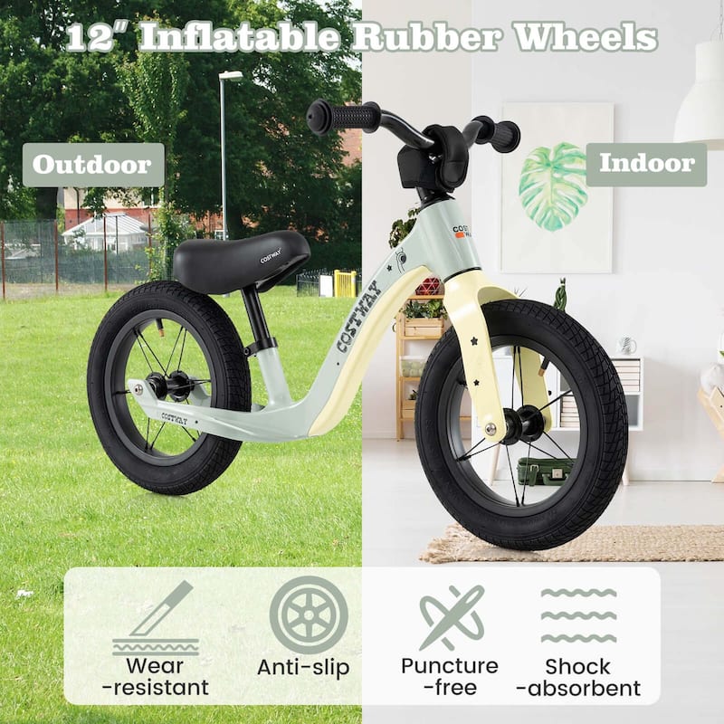 Costway 12 Inch Magnesium Toddler Balance Bike No Pedal Training - See Details
