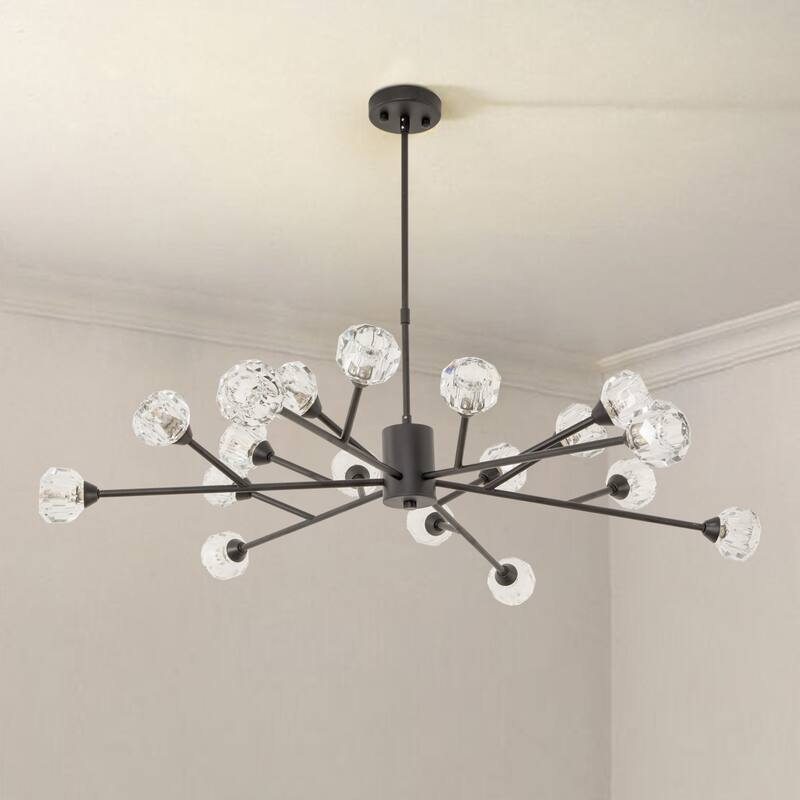 Maxax 18 - Light Dimmable Sputnik Modern Linear Chandelier