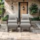 Option Grey Wicker Gray Cushion