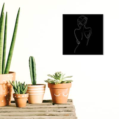 Wynwood Studio Canvas Fashion and Glam Elegant Lines Black and Modern & Contemporary Wall Art Canvas Print