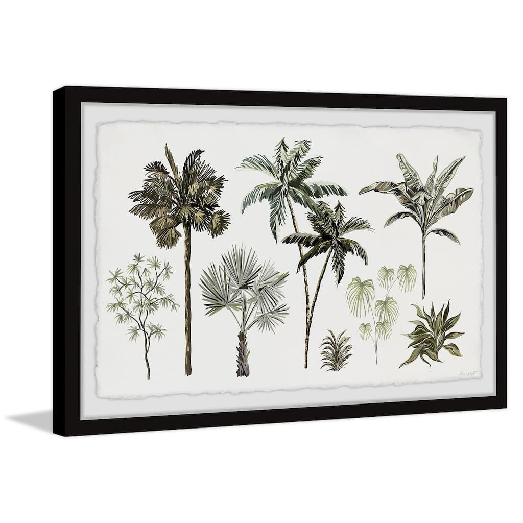 Tropical Palms Framed Print