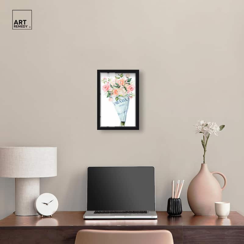 A World of Flowers Shadowbox by Art Remedy