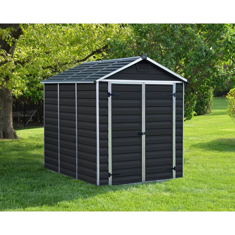 Skylight 6 ft. Midnight Grey Garden Outdoor Storage Shed
