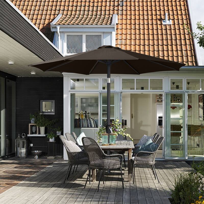 ABCCANOPY 9FT Patio Umbrella with Push Button Tilt