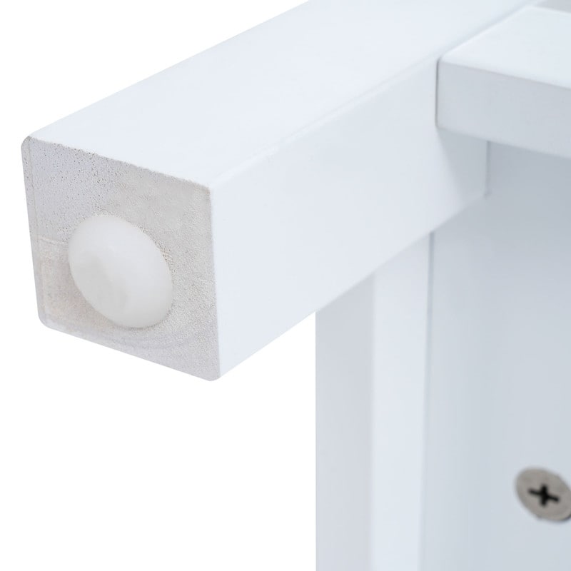 30" Bathroom Vanity with Ceramic Sink,Open Storge, 2 Drawers