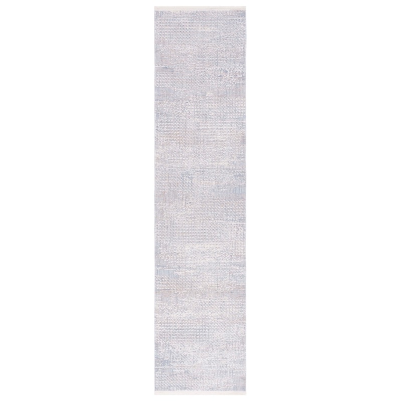 SAFAVIEH Marmara Maysa Modern Rug - Grey/Beige Blue - 2' x 8'