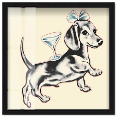 Martini Pup II Shadowbox by Art Remedy